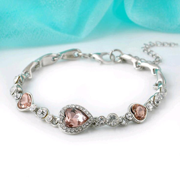 Crystal Heart Bracelet