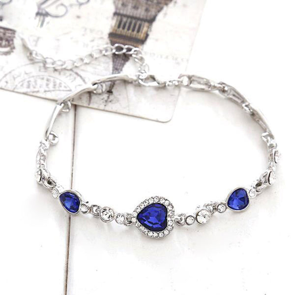 Crystal Heart Bracelet